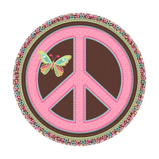 Hippie Chick 7" Lunch Plates (8ct)