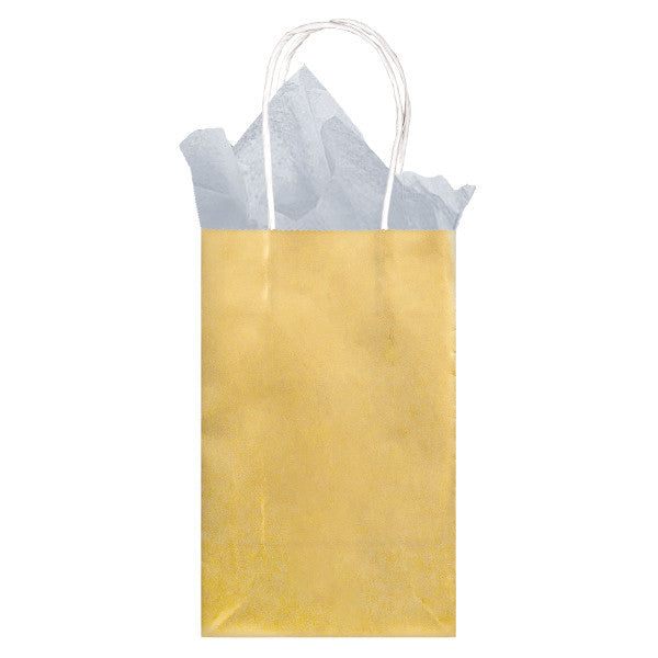 Small Paper Bag Gold Foil