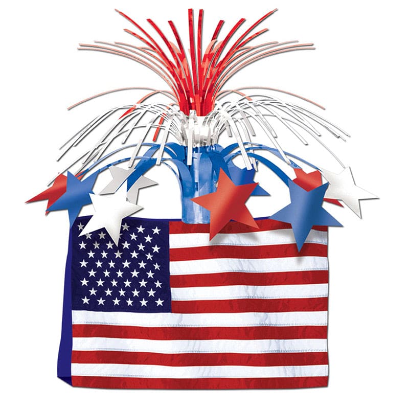 American Flag Centerpiece Decoration