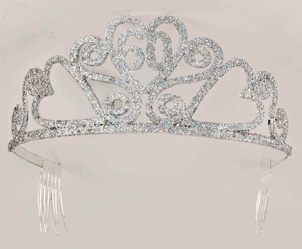 60th Birthday Glitter Tiara