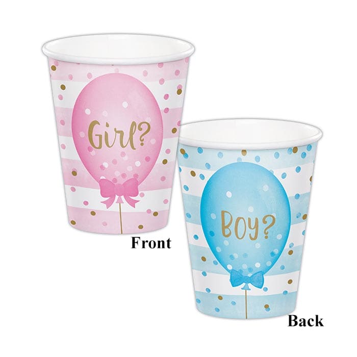 Gender Reveal Balloons 9oz Hot and Cold Cups