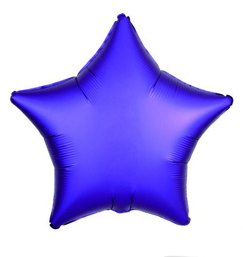 19" Star Shape Purple Chrome Balloon