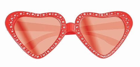 Valentines Heart Shape Glasses