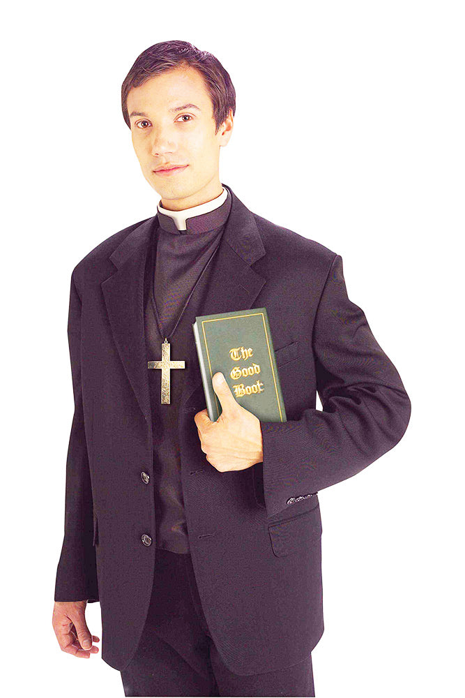 Priest Shirt Front with Collar