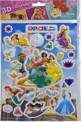 Princess Raised Sticker