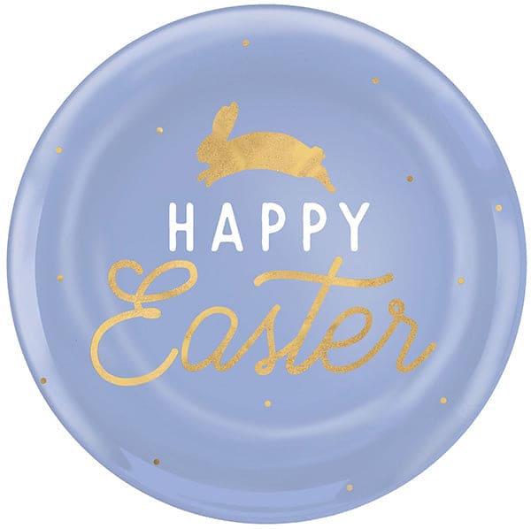 Easter 10in Round Coupe Plastic Plates 10ct