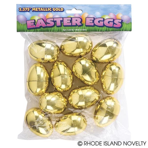 Golden Easter Eggs 2.5"