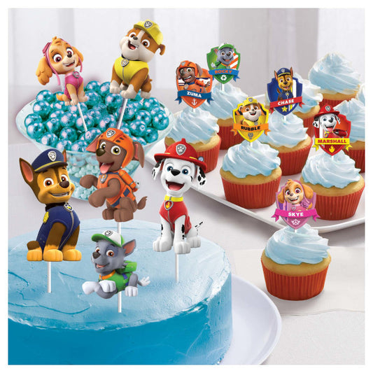 Paw Patrol Adventures Paper Toppers Dessert Decorating Kit