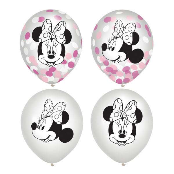 Minnie Mouse Forever Latex Confetti Balloons