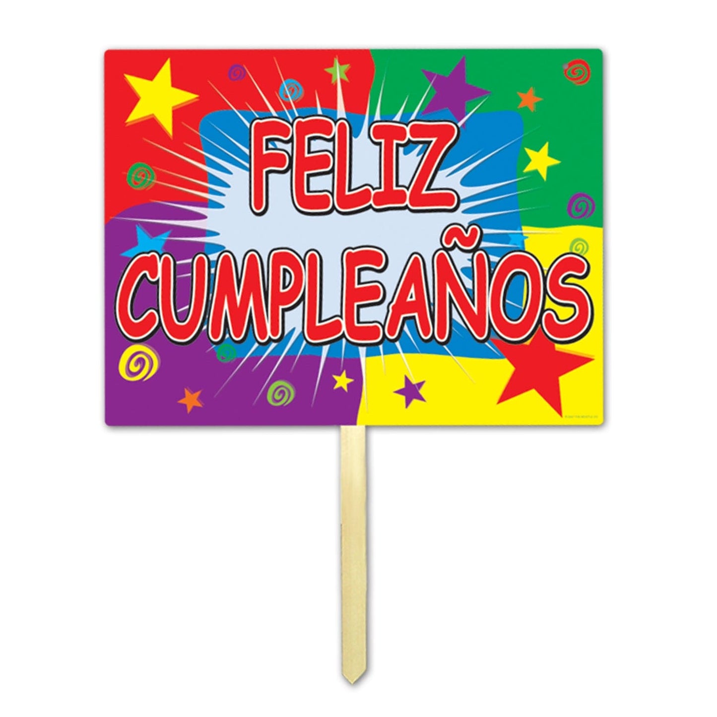 Yard Sign Feliz Cumpleanos