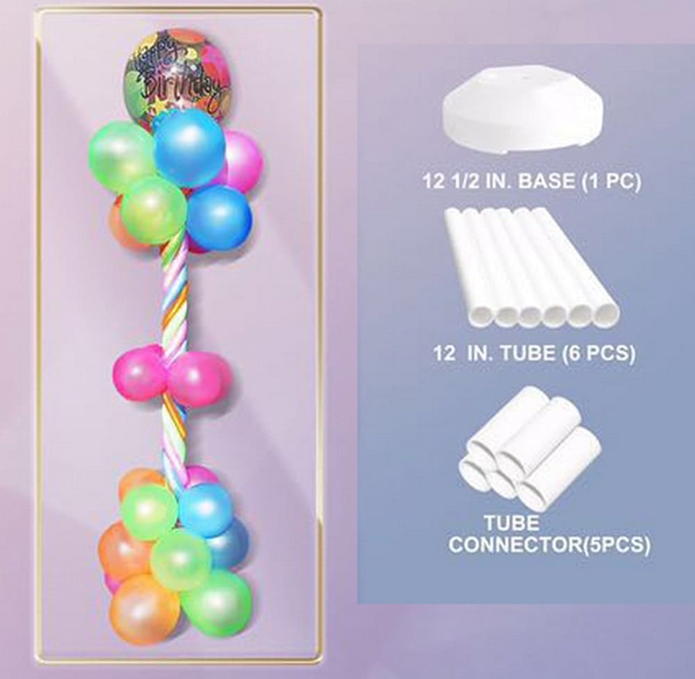 6 ft. Balloon Column with 12. 5 inch Round Base
