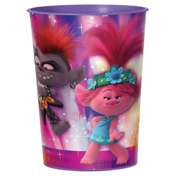 Trolls World Tour Metallic Plastic Favor Cup 1ct.