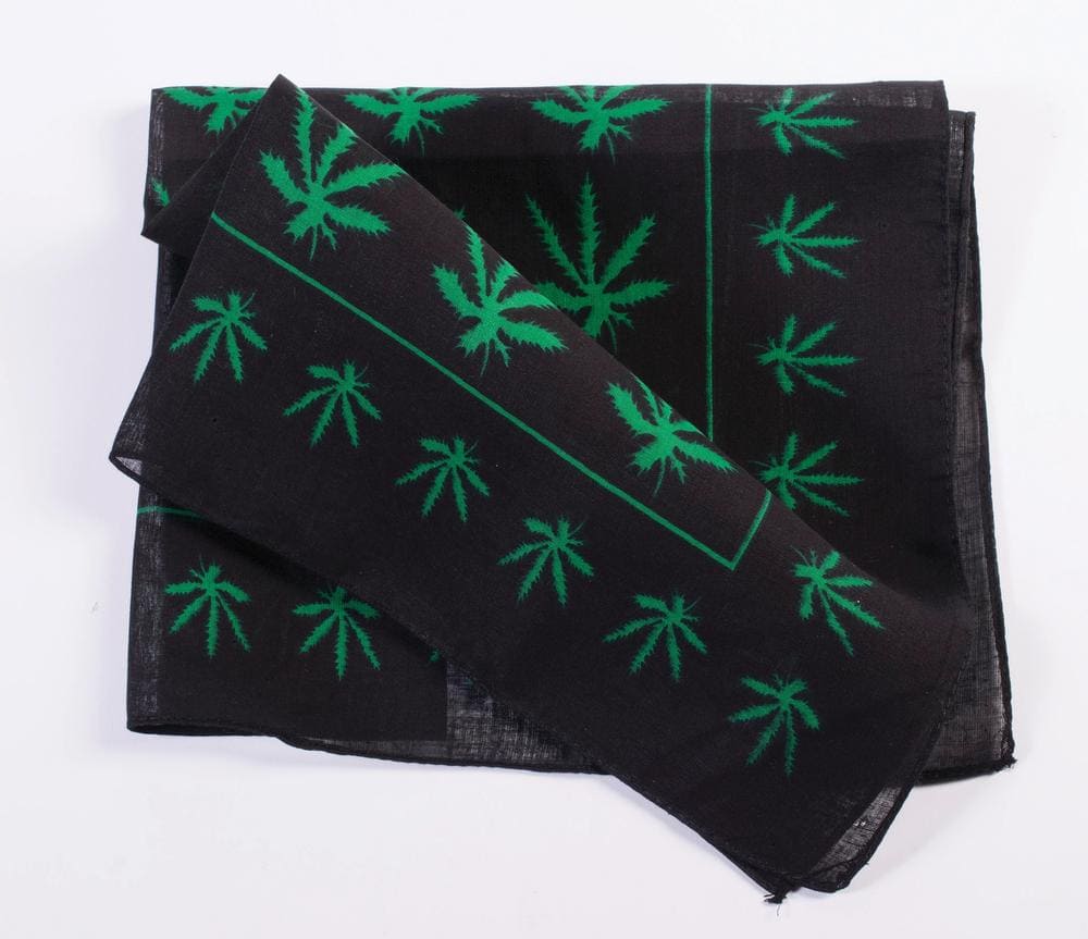 Hippie Maijuana Leaf Bandana