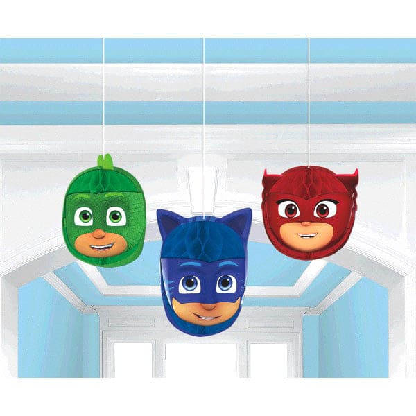 PJ Masks Honeycomb Decorations