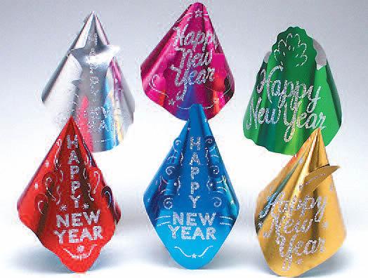 Happy New Year Glitter Hat