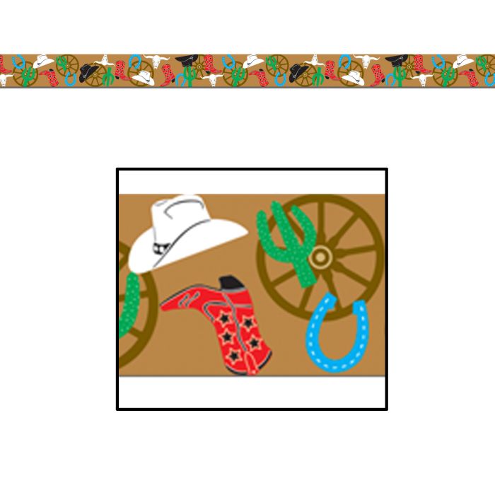 Western Party Tape 3in x 20'