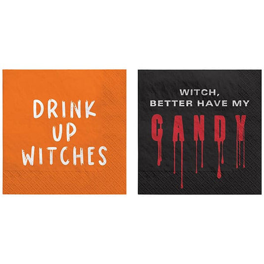 Witch Multi-Pack Beverage Napkins 16 Ct