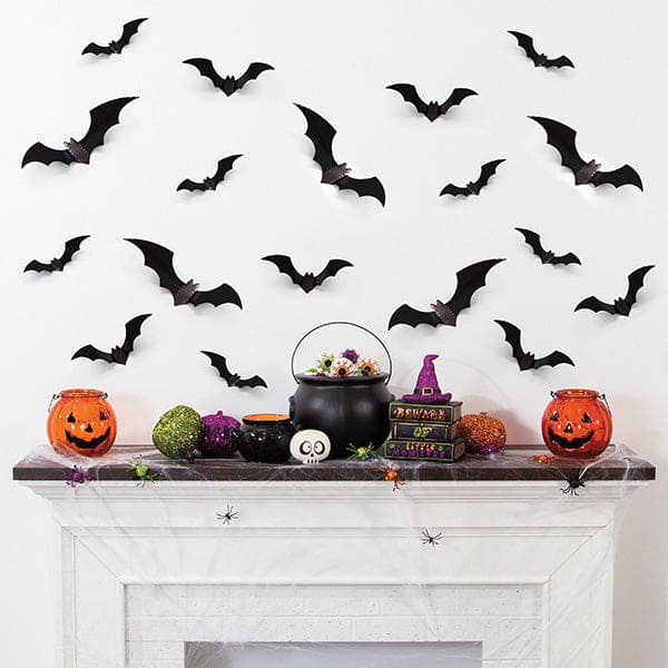 Bat Cutout Wall Decals 50ct