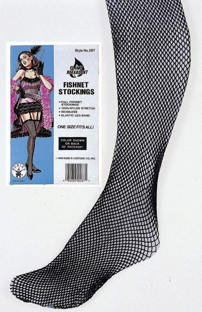 Women's Black Fishnet Thigh High's