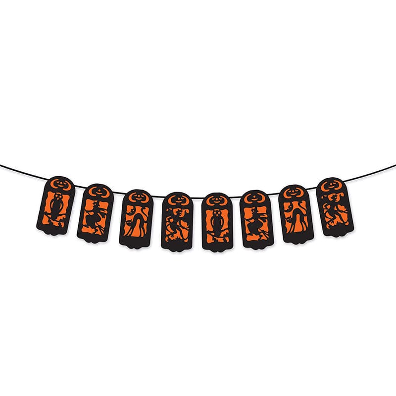 Vintage Halloween Streamer 7" x 6'