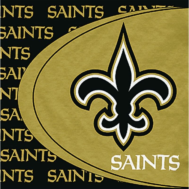 New Orlean Saints Luncheon Napkin 16 Count