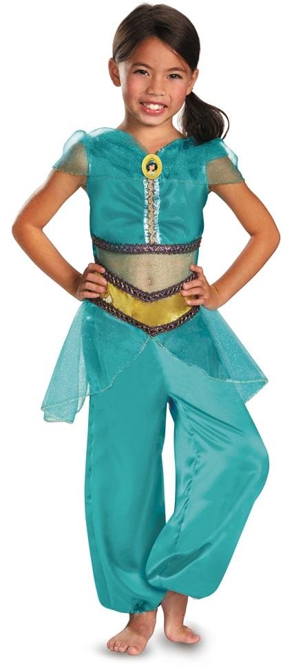 Disney Princess Jasmine Sparkle Girls Costume – Party Depot Store