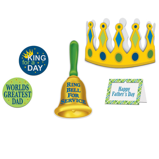 Father's Day King For A Day Kit 5 Ct