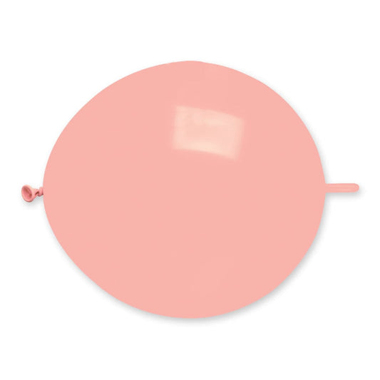 13" Latex Linking Balloon Baby Pink 50 Ct