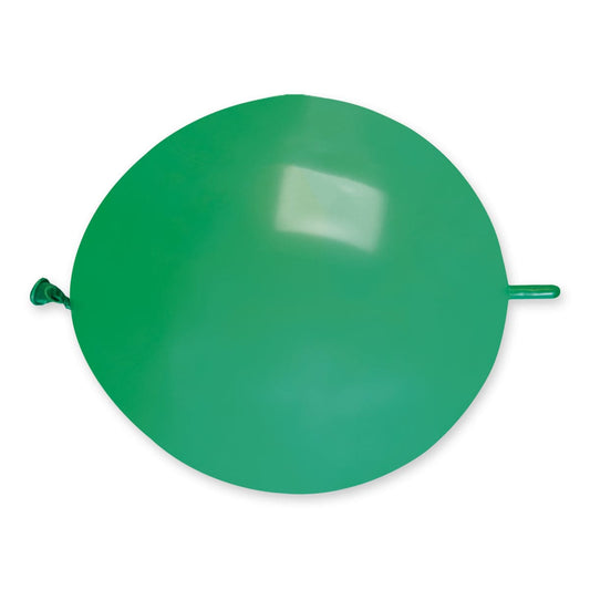 13" Latex Linking Balloon Dark Green