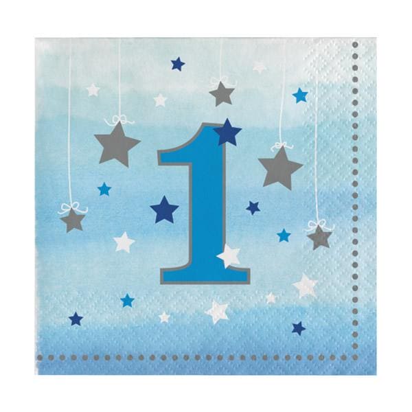 One Little Star Boy Beverage Napkins