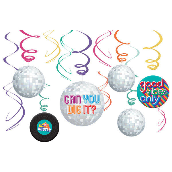 Good Vibes Value Pack Foil Swirl Decoration