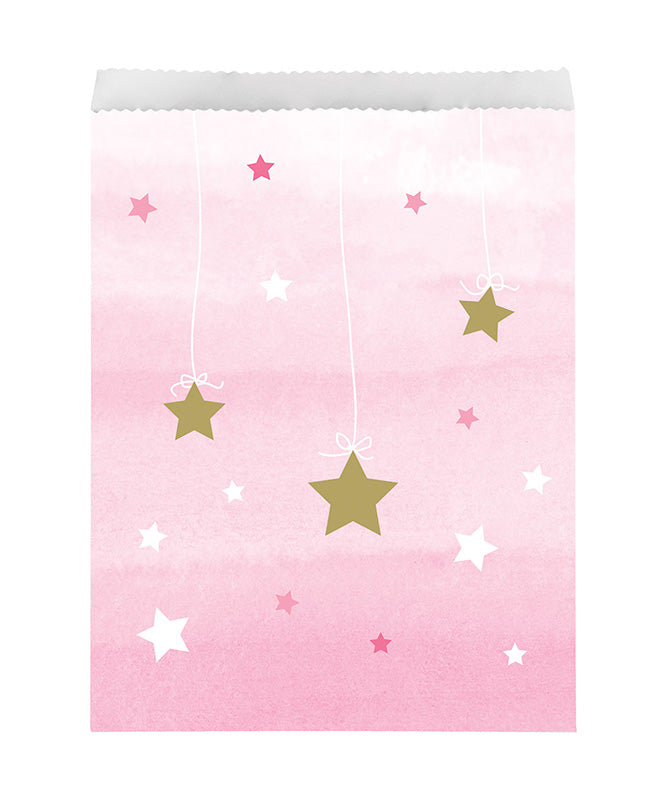 One Little Star Girl Paper Treat Bags