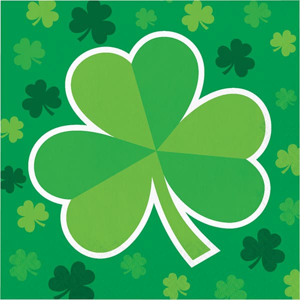 Irish Clover Luncheon Napkins 16ct