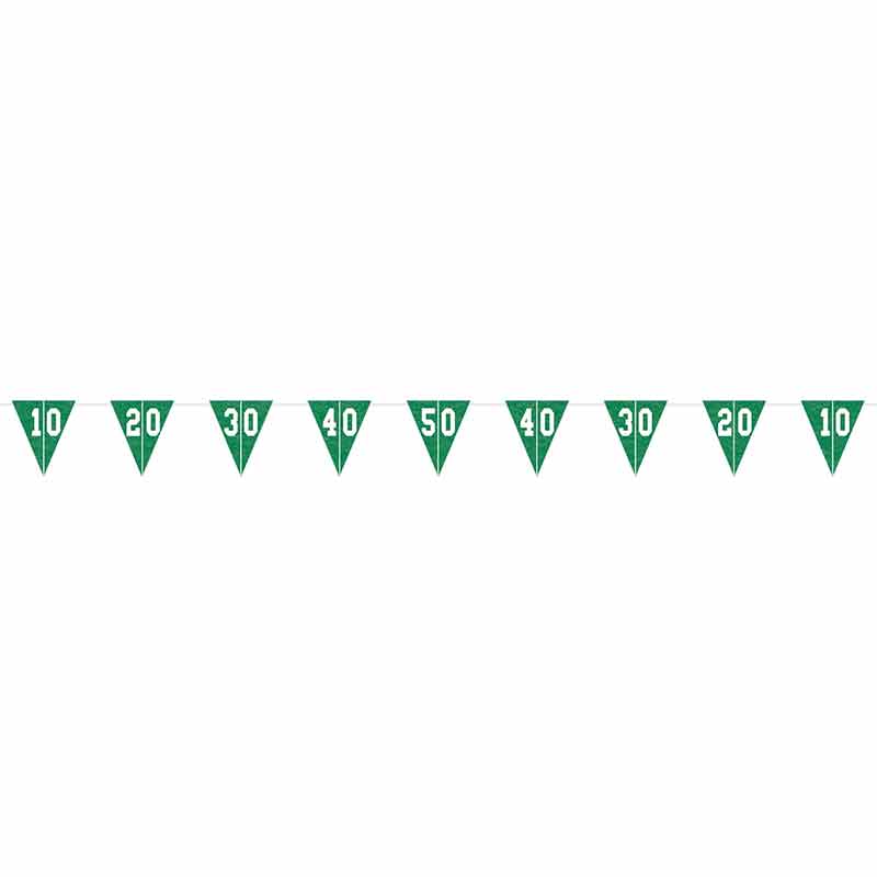 Football Pennant 12ft Long Banner