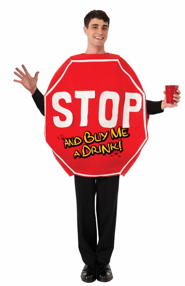 Stop (and Buy Me a Drink!) Sign Costume