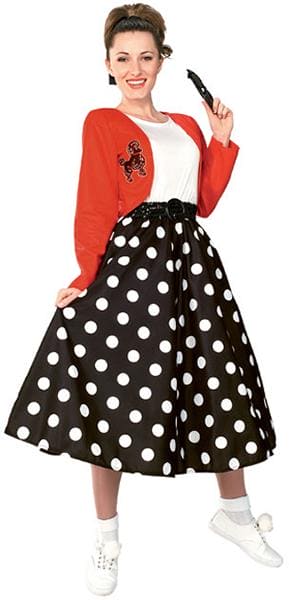 Polka Dot Rocker Adult Costume