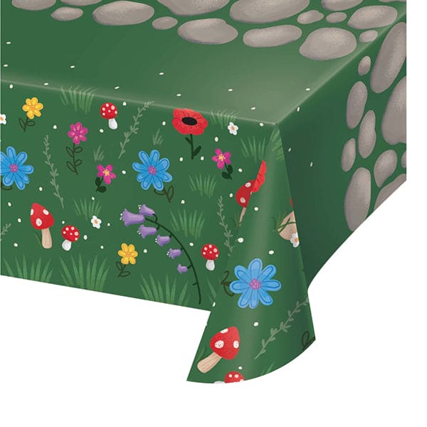 Party Gnomes 54 x 102in Paper Table Cover