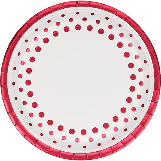 Sparkle and Shine Ruby 10.25in Round Banquet Plates