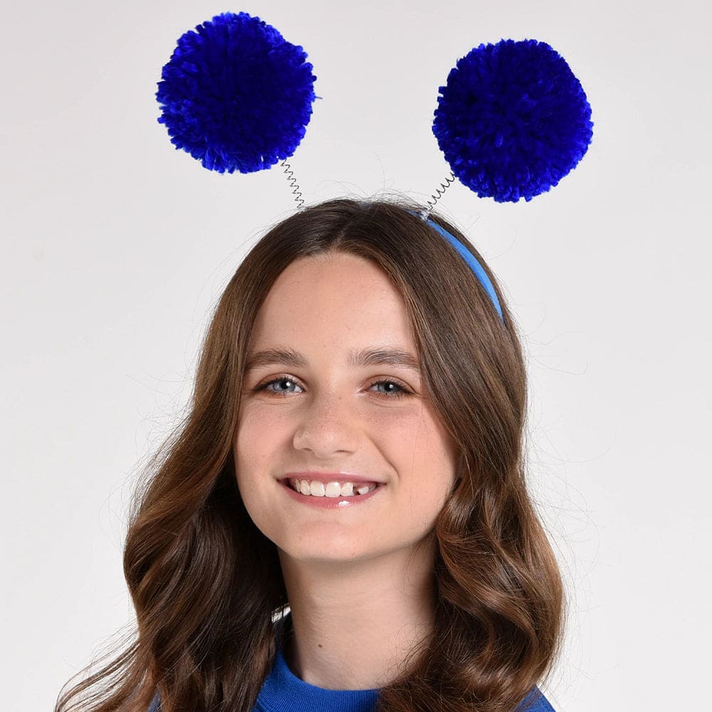 HeadBopper Pom Pom Blue
