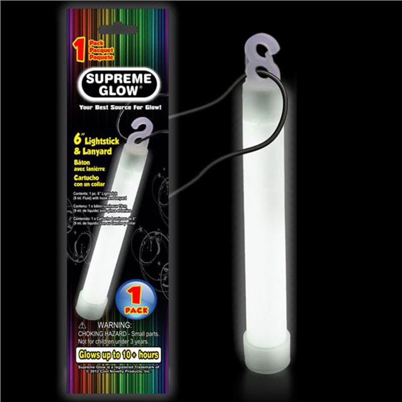 White Glow Stick 6in