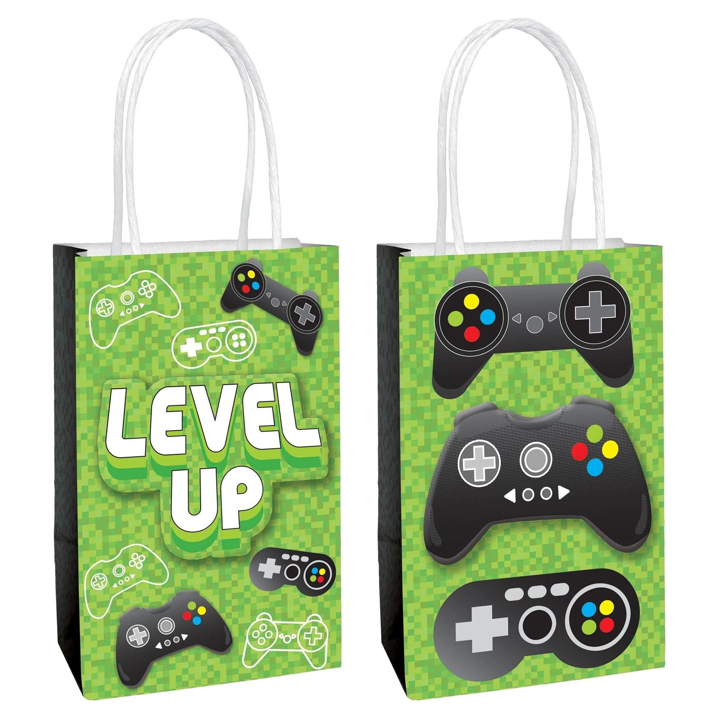 Level Up Create Your Own Kraft Bags 8 Ct