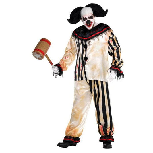 Freak Show Clown Adult Full Figure Suit Costume