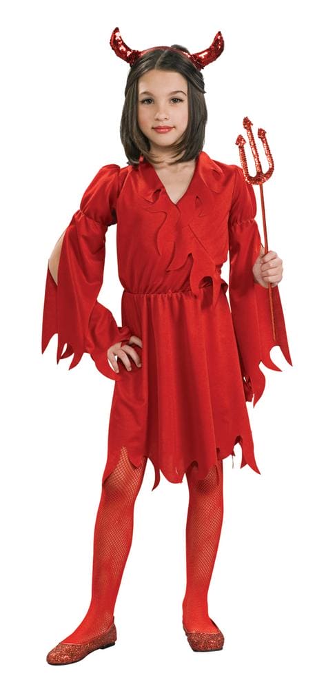 red devil dress halloween costume RG Costumes Sexy She Devil Women's Halloween Fancy-Dress Costume for Adult,  L (8-10)