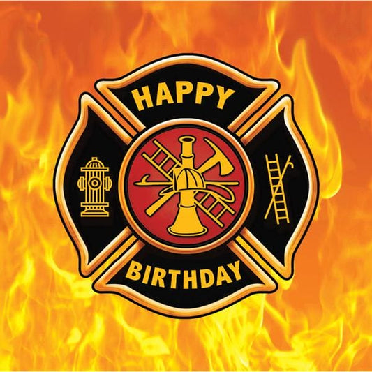 Fire Watch 3-ply Happy Birthday Lunch Napkins