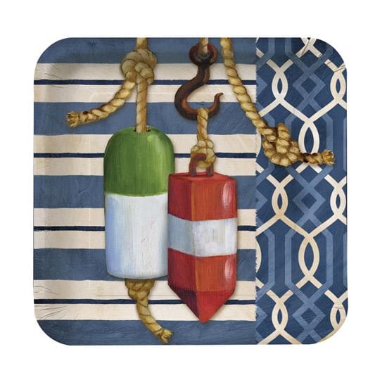 Boating Bonanza 7in Deep Dish Square Luncheon Plates