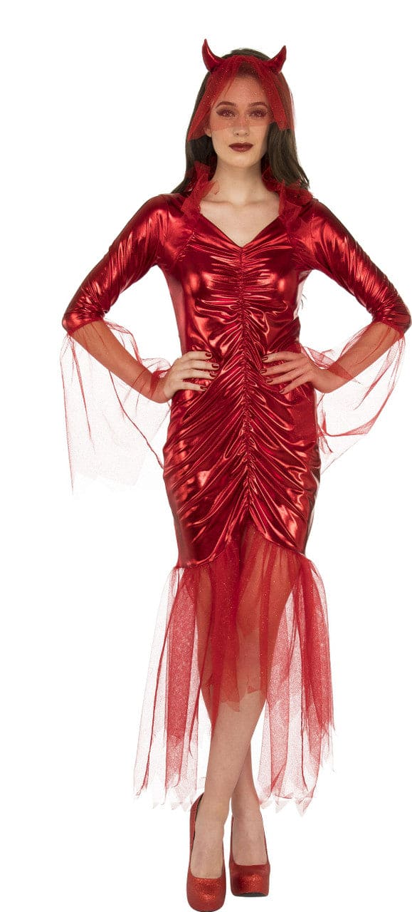 Red Devil Bride Costume - Party Depot Store Red Devil Bride Costume - Party Depot Store