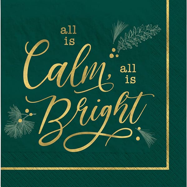Calm & Bright Luncheon Napkins 16ct
