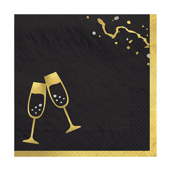 Hello NYE Beverage Napkins 40ct