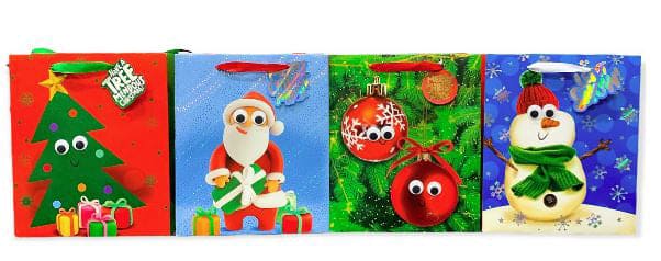 Googly Christmas Gift Bag Large