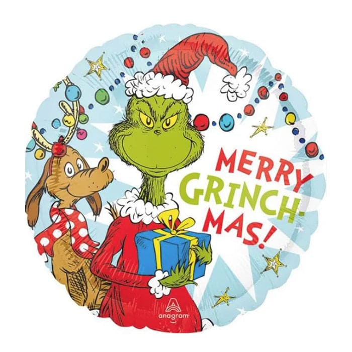 Grinch Christmas 17in Mylar Balloon
